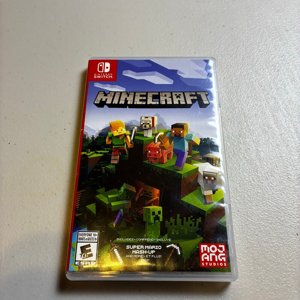 Minecraft Nintendo Switch Complete CIB Authentic Tested Game - Picture 2 of 6